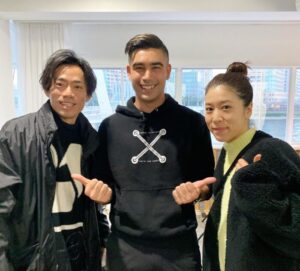 レイシー達也氏と村元哉中の画像